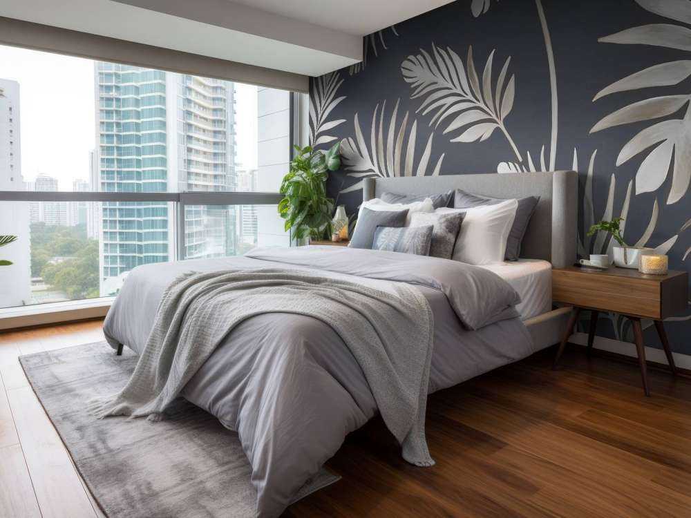 Golden leaves on dark Dark Purple