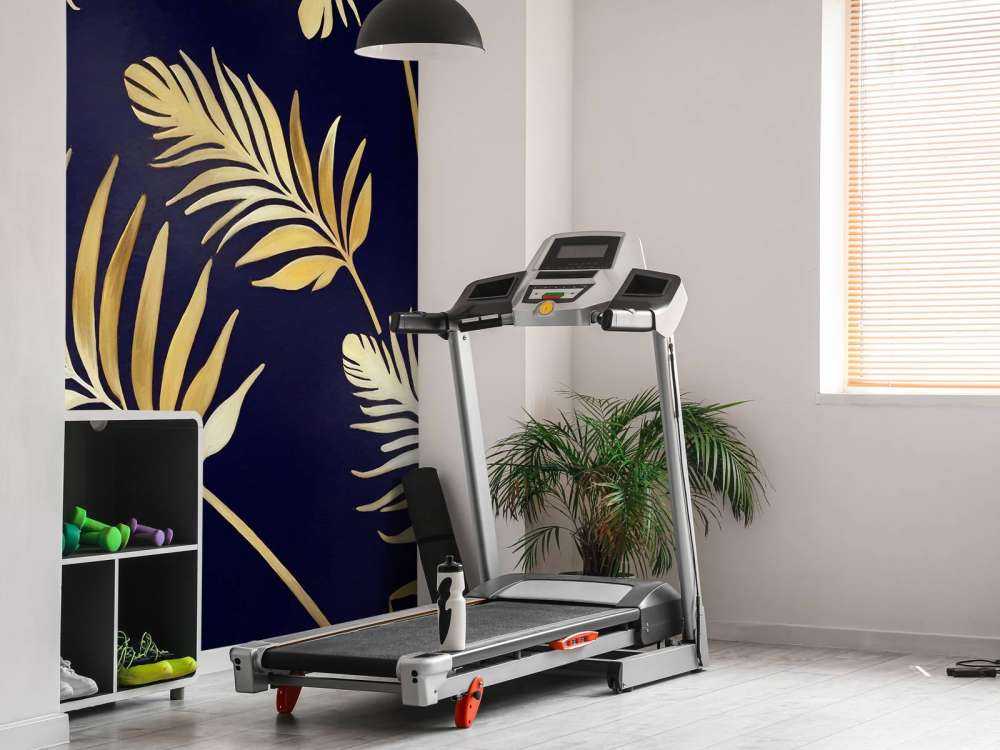 Golden leaves on dark Copper