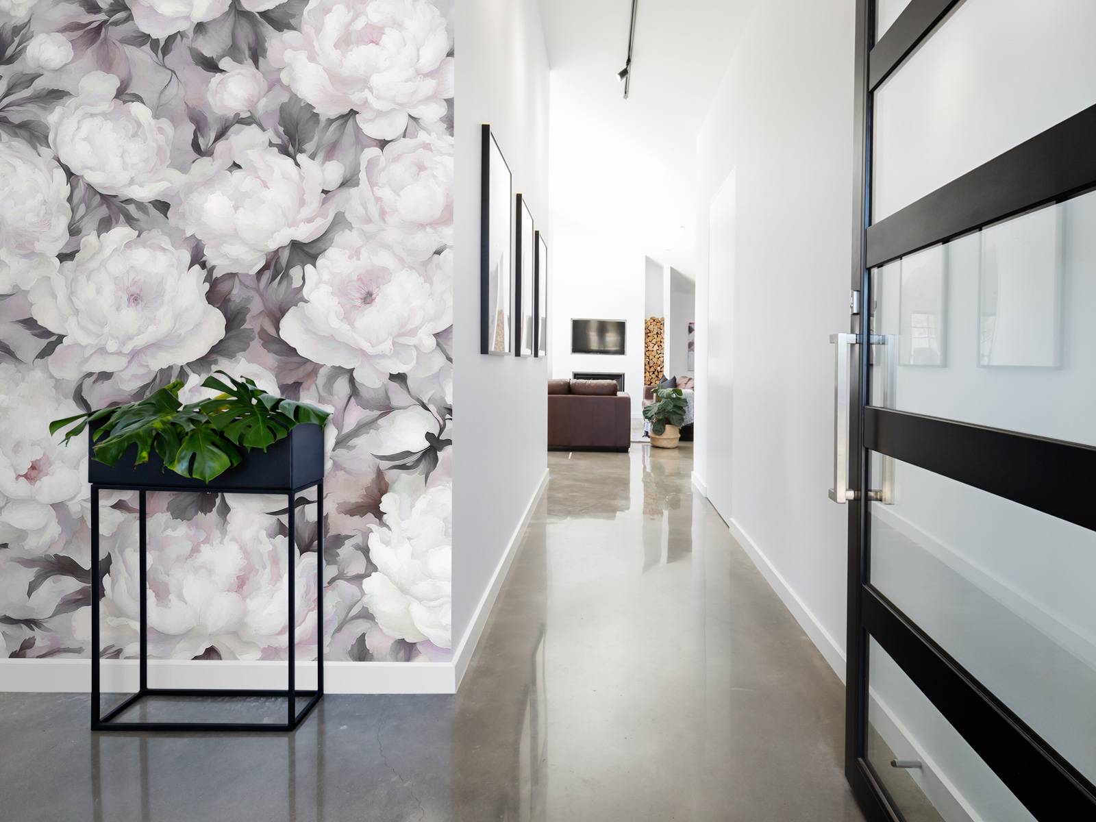 Peonie`s Wall Black