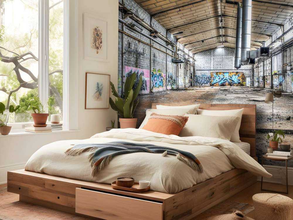 Oude verlaten fabriekshal