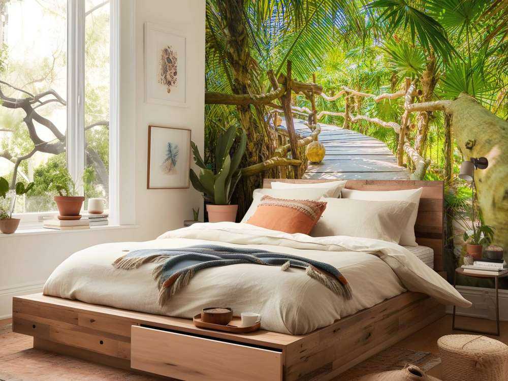 Tropische jungle brug