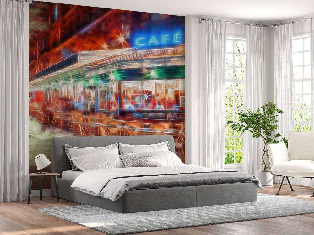 Sidewalk cafe in Paris, France