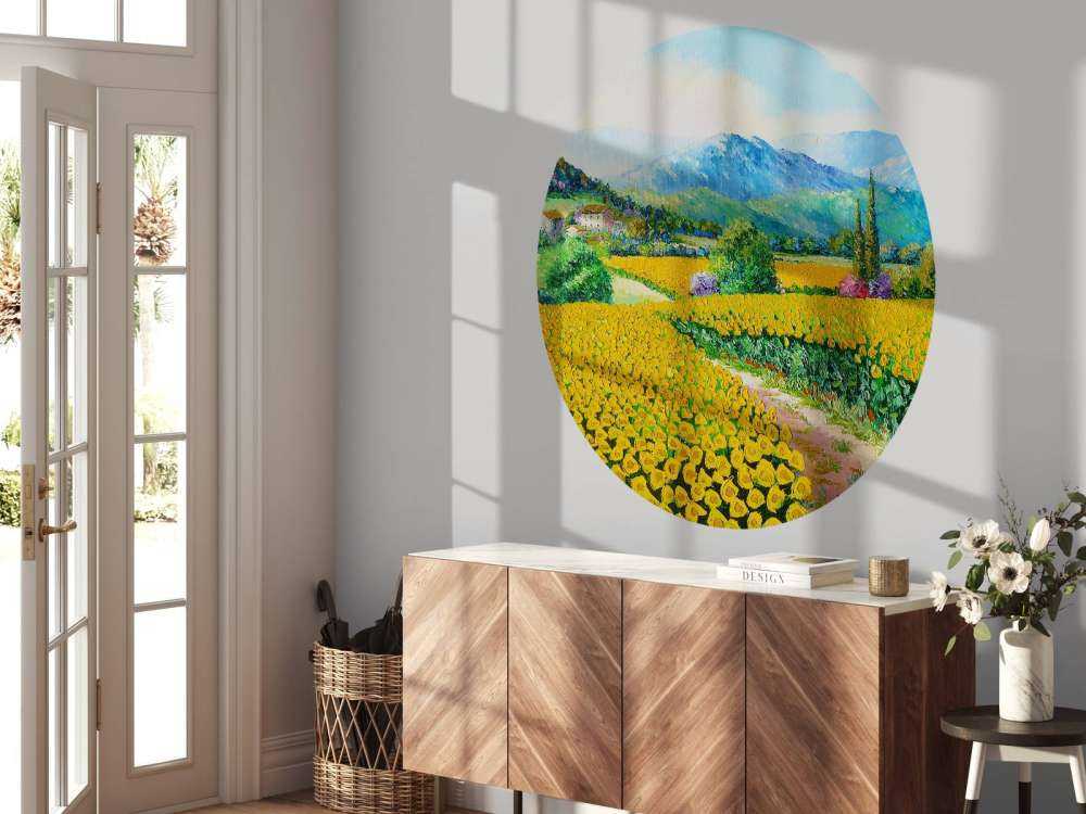 Sunflowers in the valley