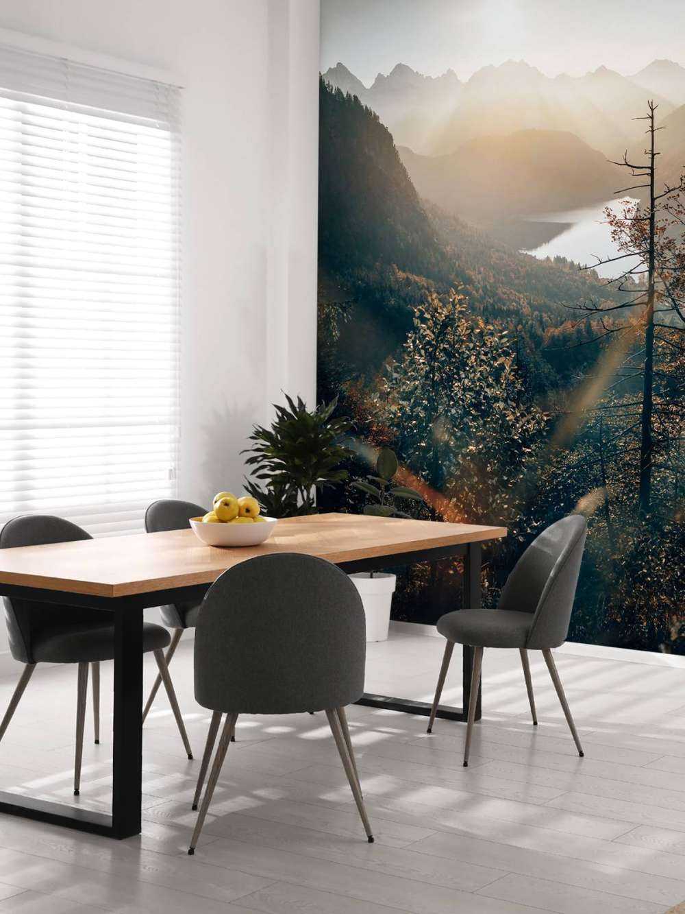 Uitzicht over de Alpen