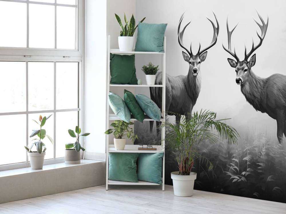 Mistige Woudherten Symmetrie