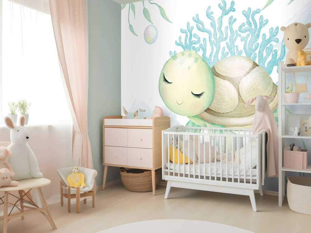 Mummieschildpad en welp