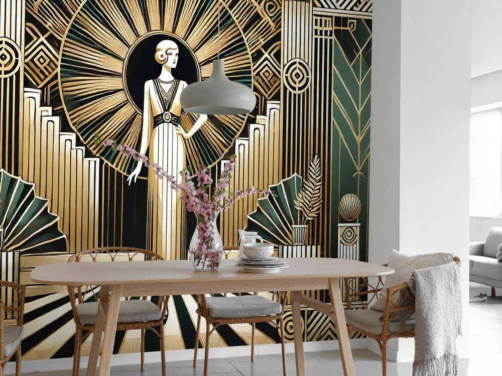 Golden Twenties Flair in Art Deco