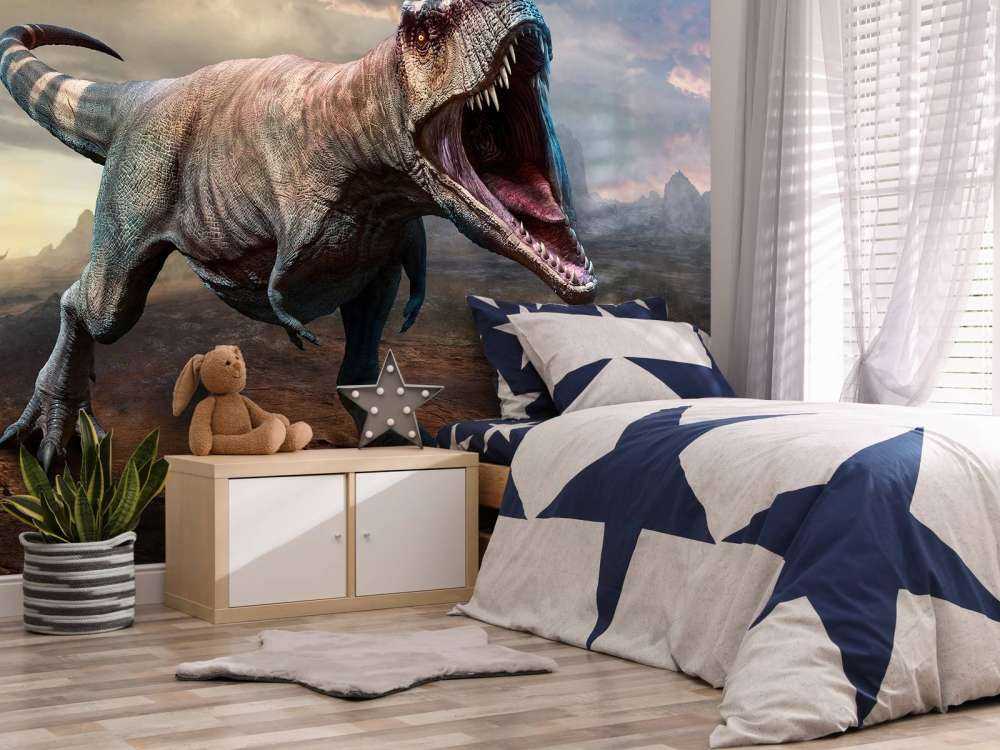 Agressieve Tyrannosaurus Rex