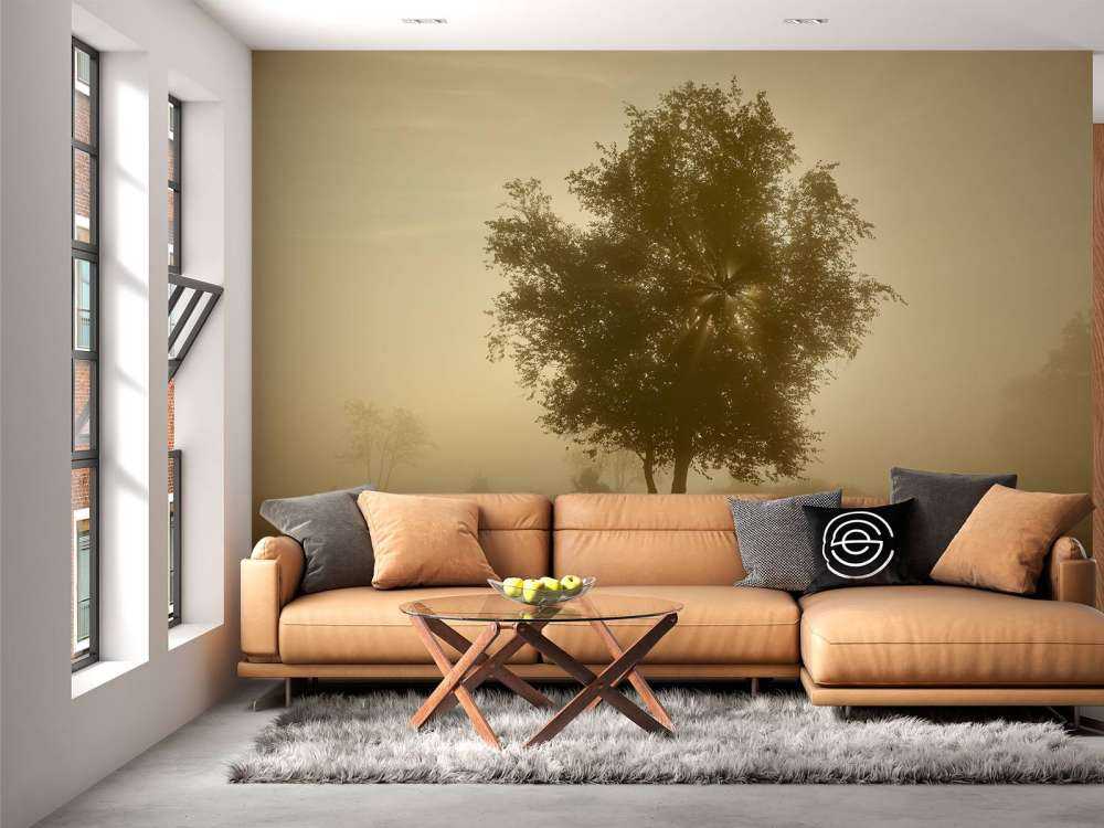 Goudkleurige zonsopkomst