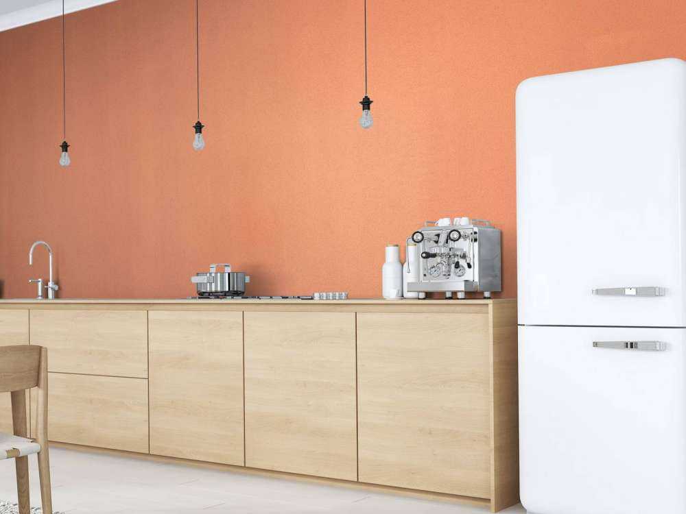 Beton in terracotta kleur