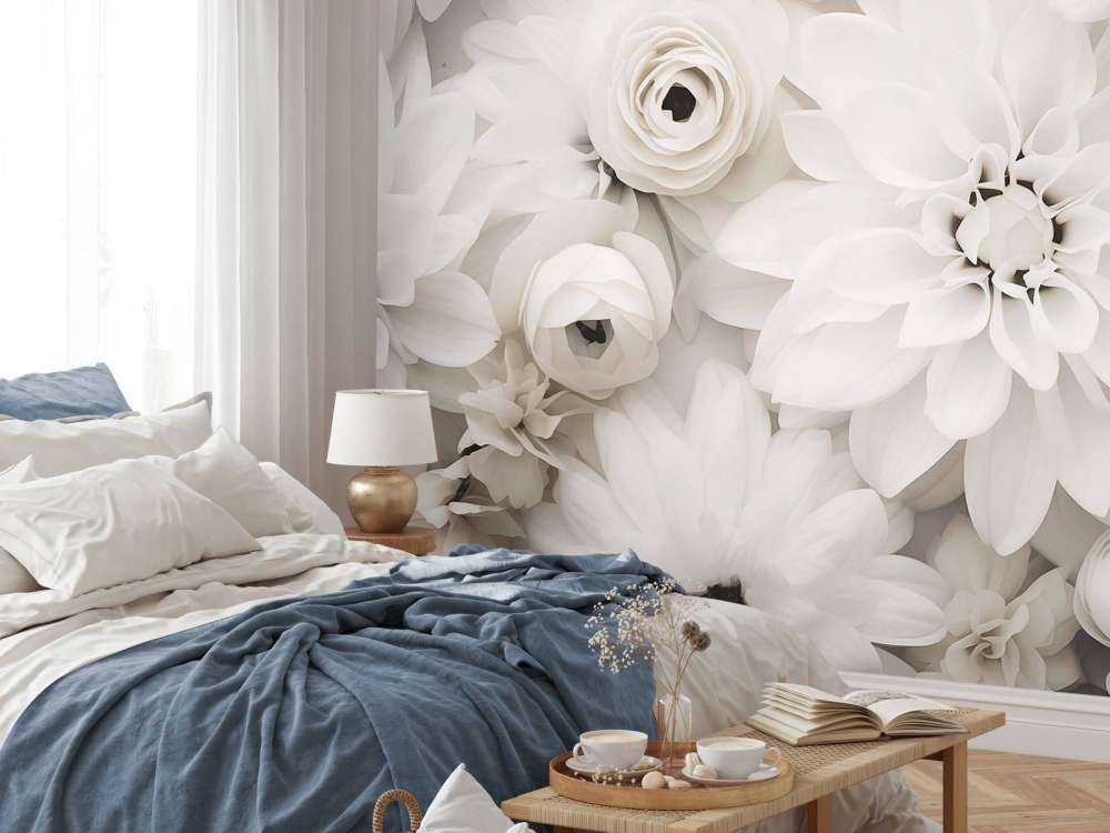 Blossom cascade floral beauty off white
