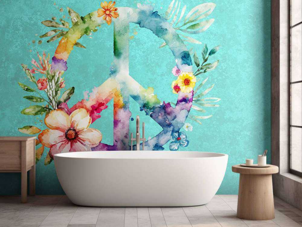 Flower power peace