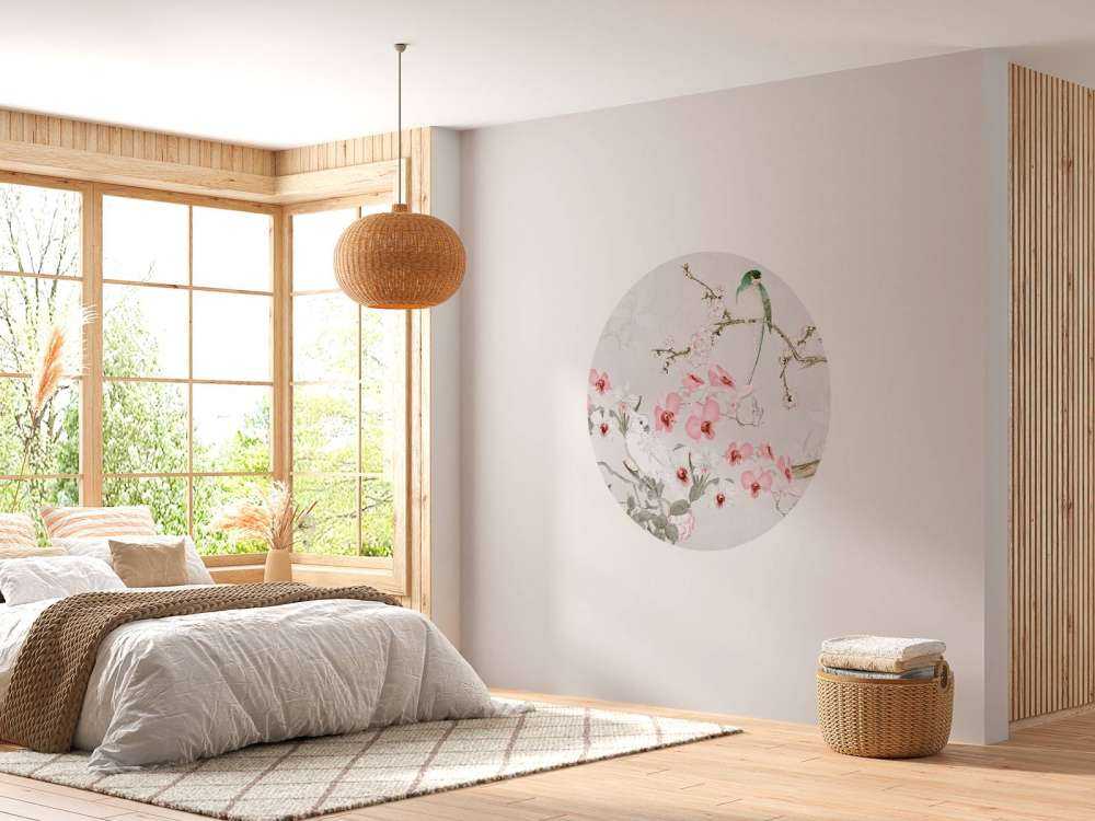 Chinoiserie with cockatoo