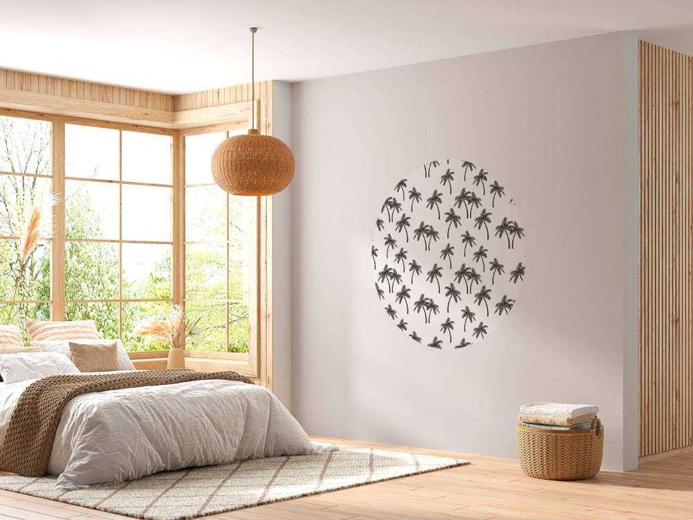 Patroon met palmbomen