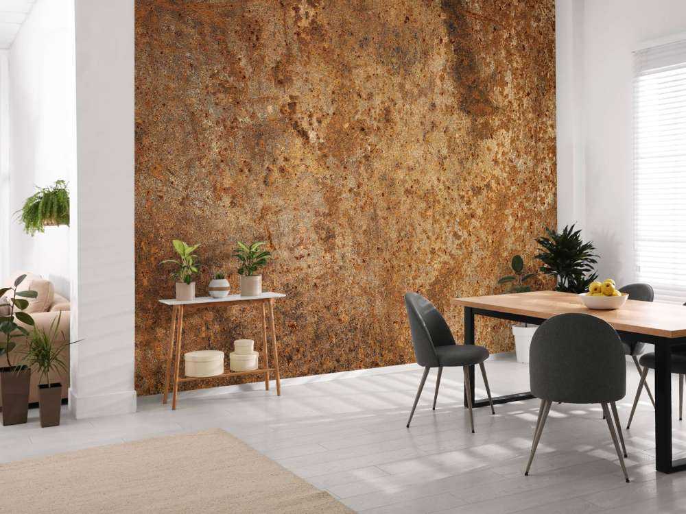 Geroeste metaaltextuur