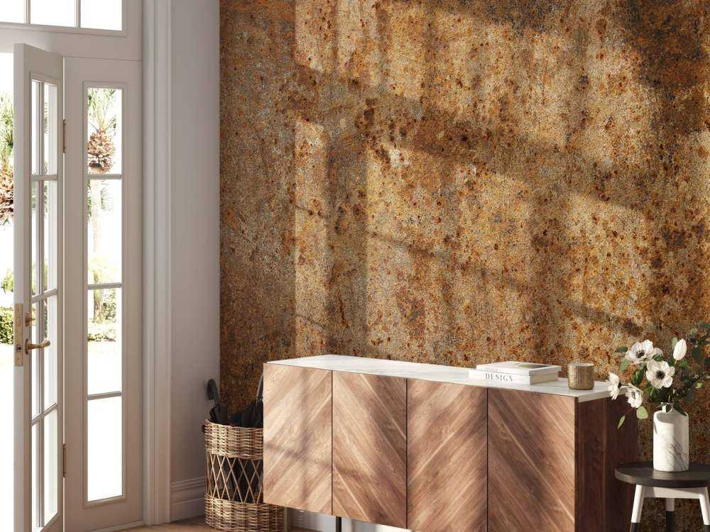 Geroeste metaaltextuur