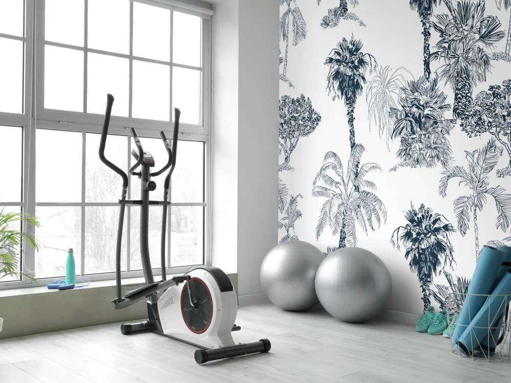 Tropische palmen en bomen