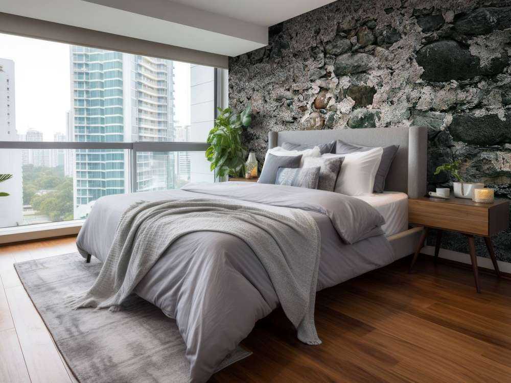 Muur met oude grote stenen