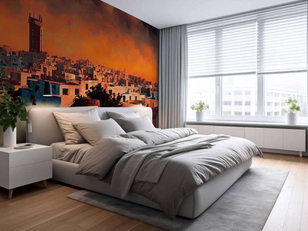 Casablanca bij zonsondergang