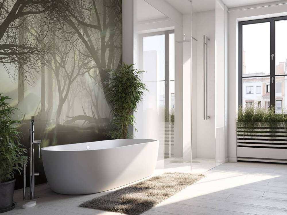 Mysterieus donker bos