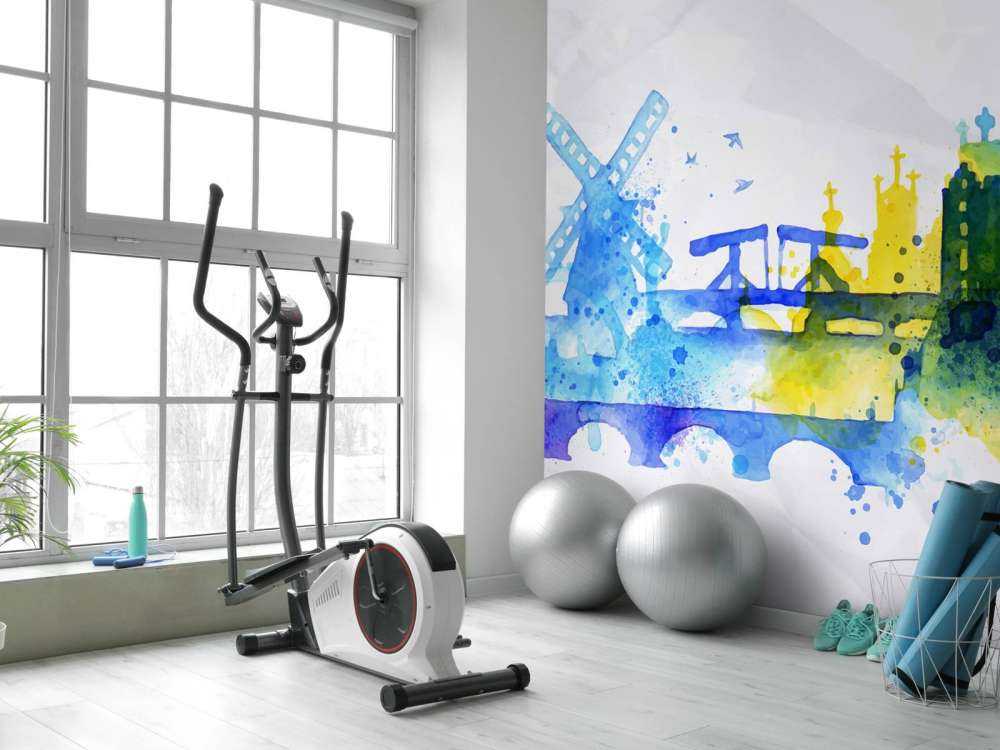 Silhouet overlay van Amsterdam