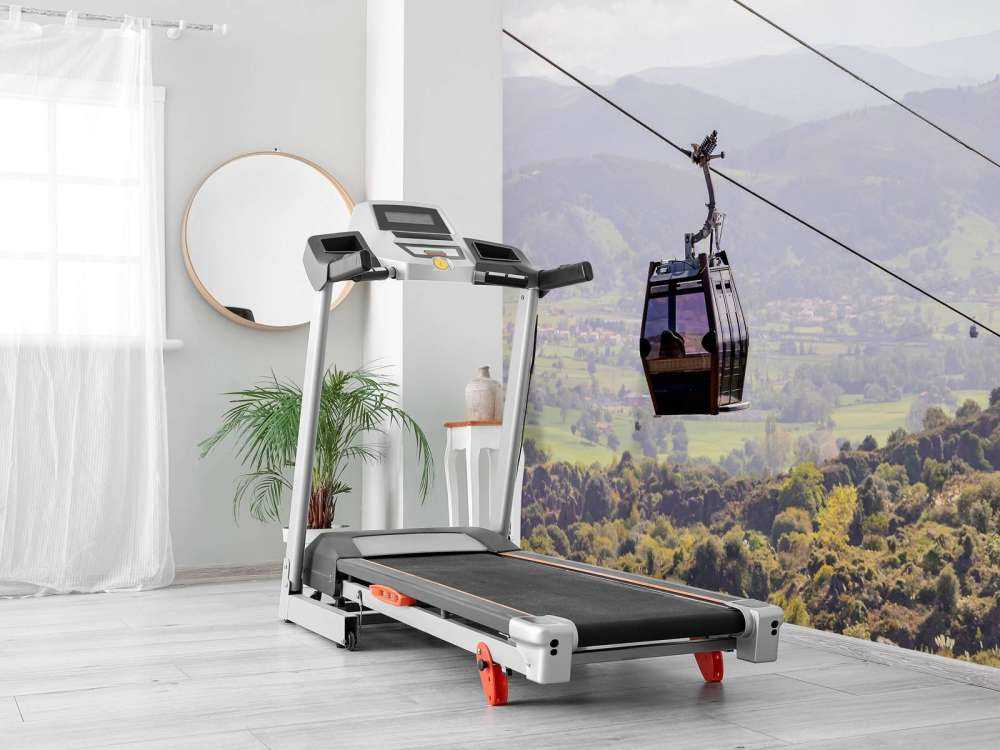 Kabelbaan in een berglandschap