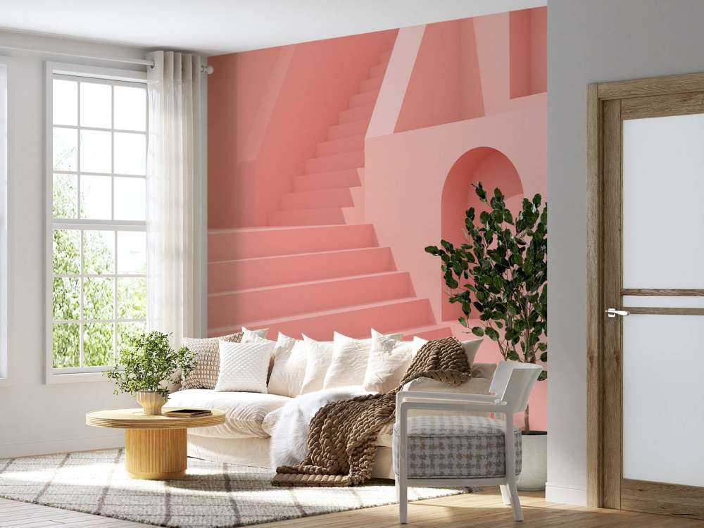 Roze gebouw