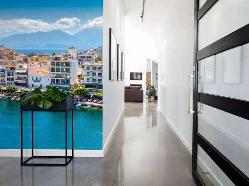 Rustgevende baai op Kreta