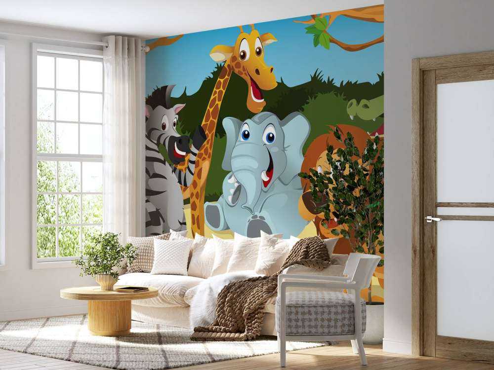 Vrolijke wilde dieren