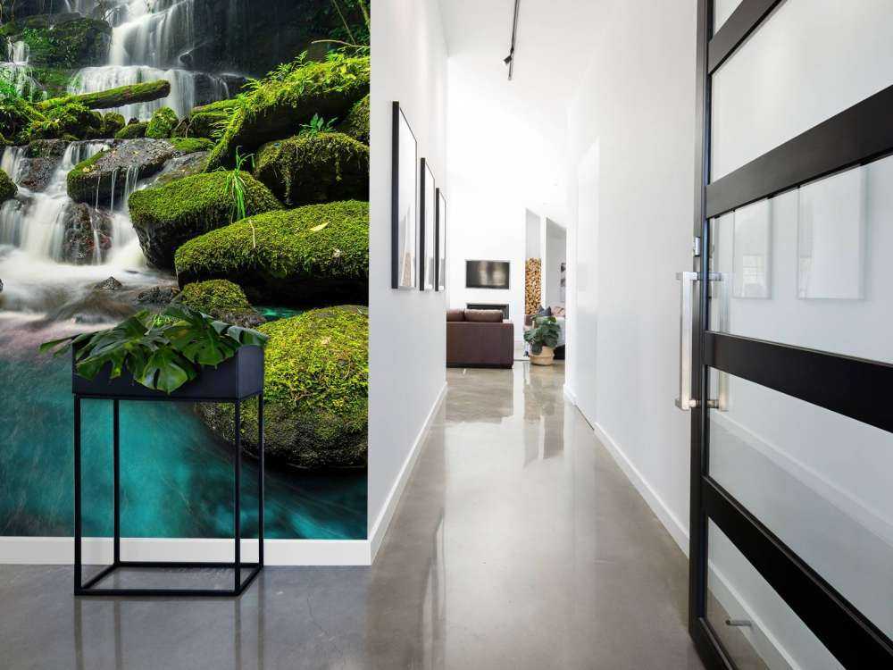 Waterval in een jungle