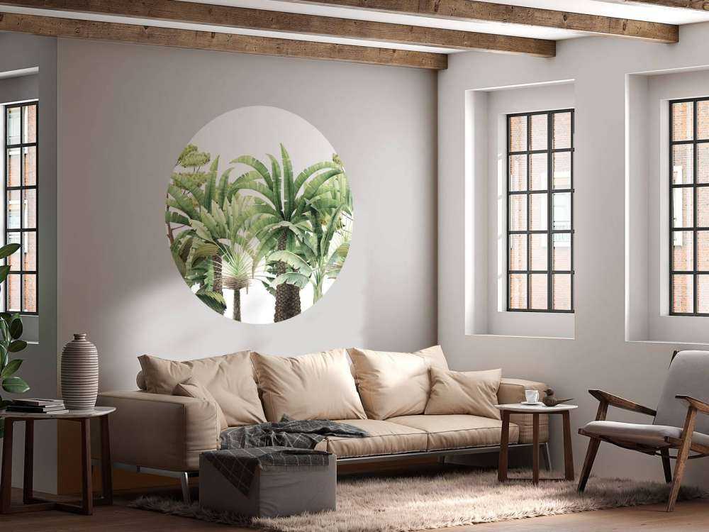 Geschilderde palmbomen