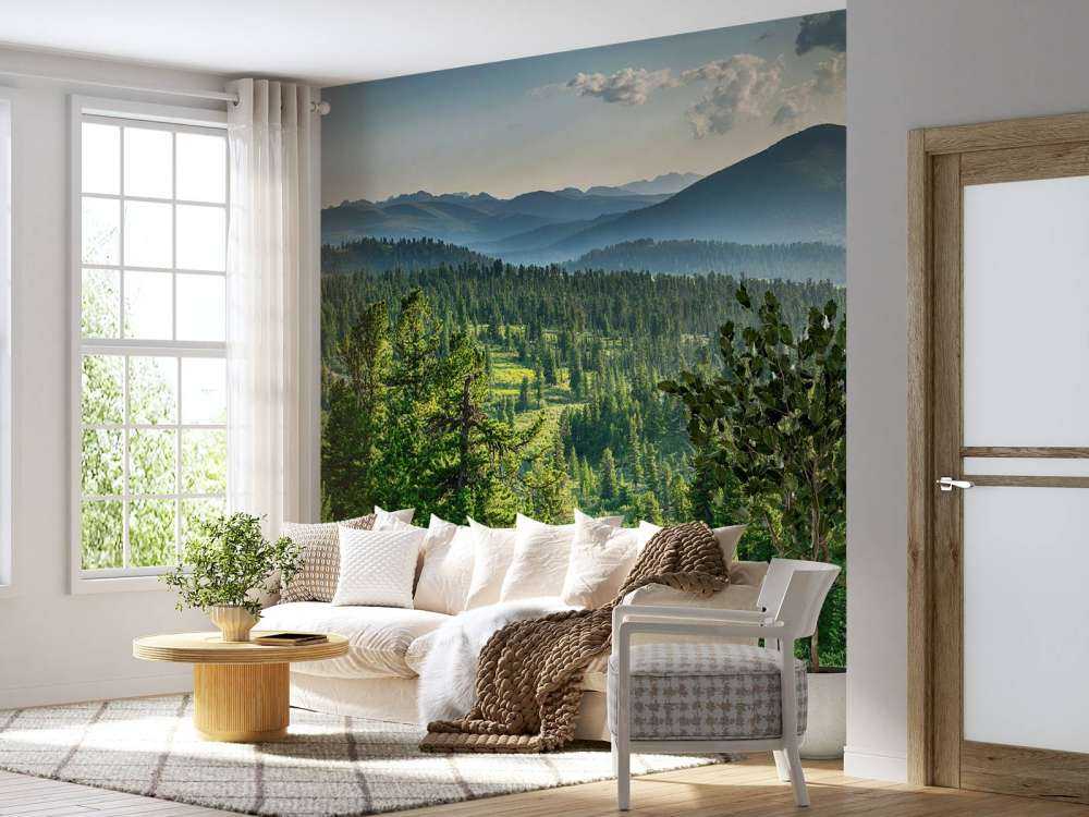 Zonsondergang in het Ergaki Nationaal Park