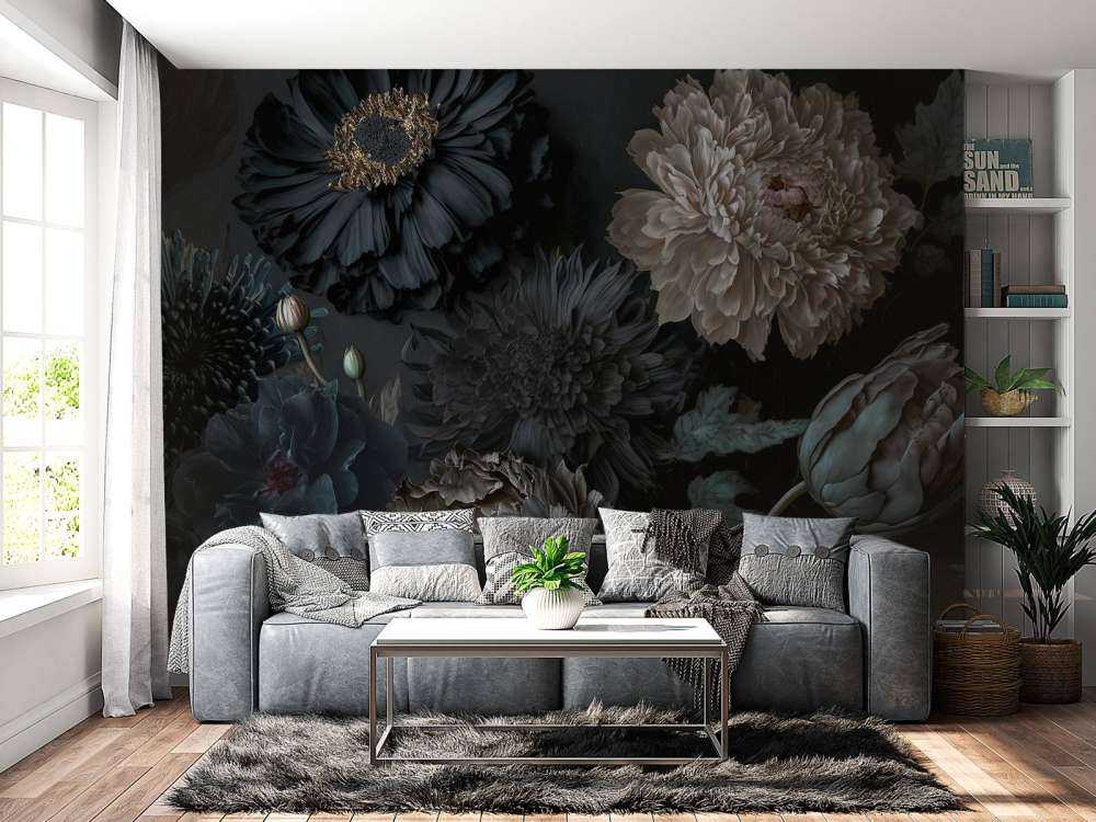 Dark moody flowers rep