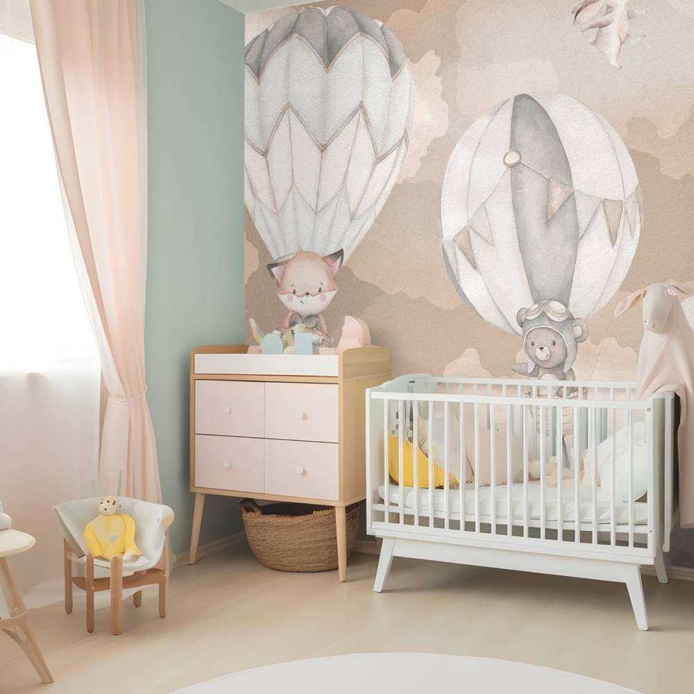 Vliegende dieren taupe