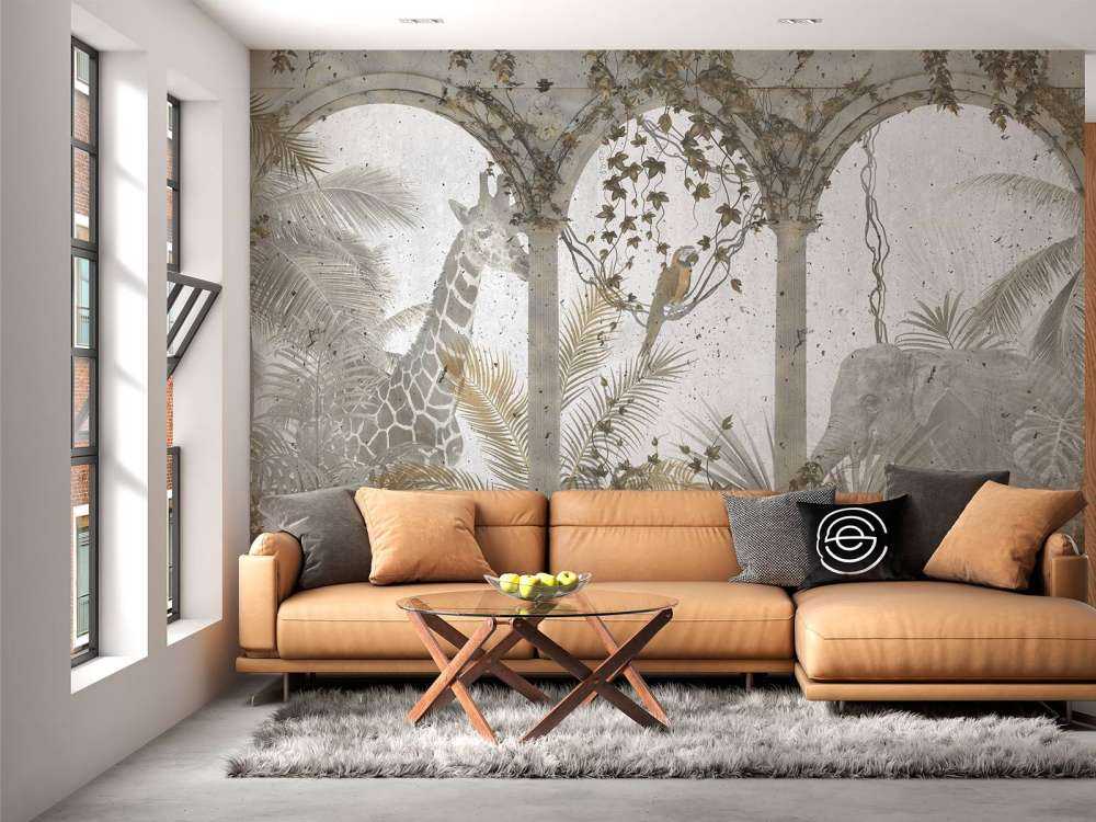 Verlaten gebouw in de jungle