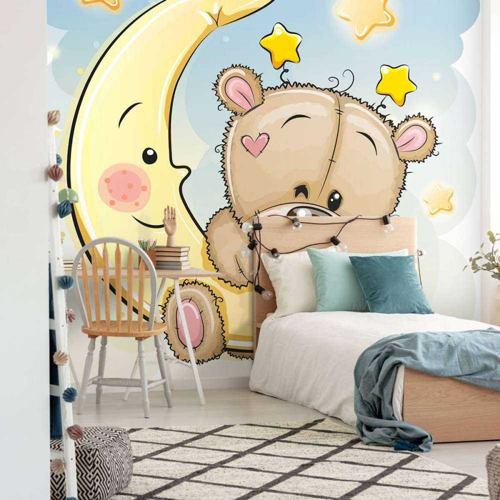 Teddybeer met de maan