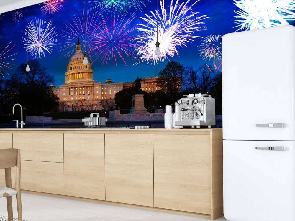 Vuurwerkshow in Washington