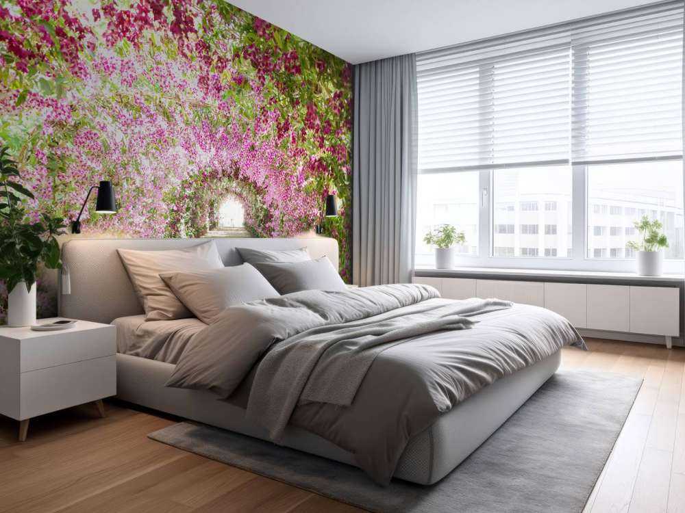 Botanische tuin met orchideeën