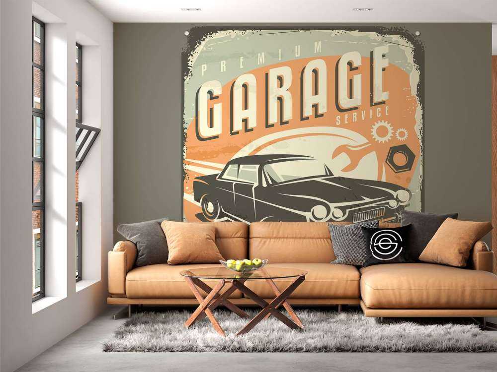 Vintage auto embleem