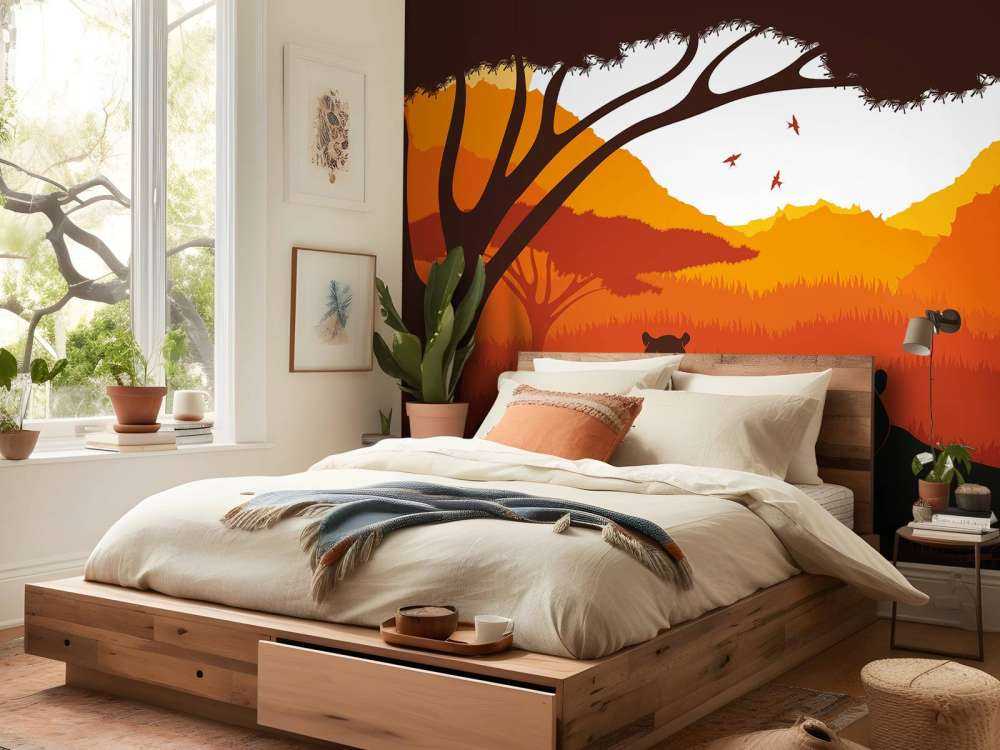 Zonsondergang in Afrika