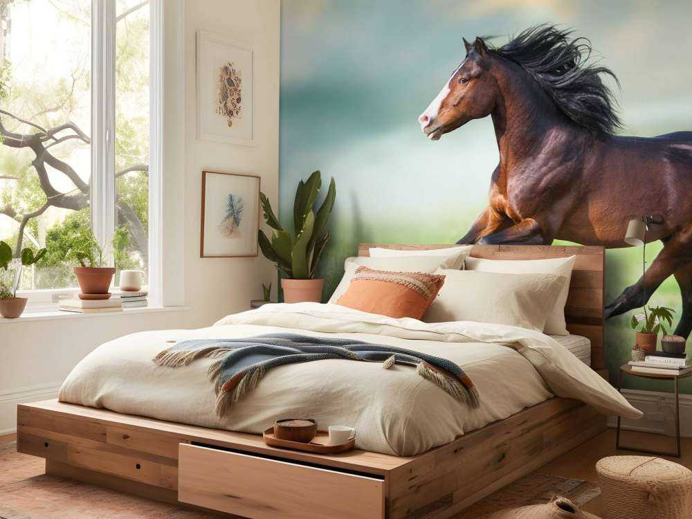 Paard aan het rennen