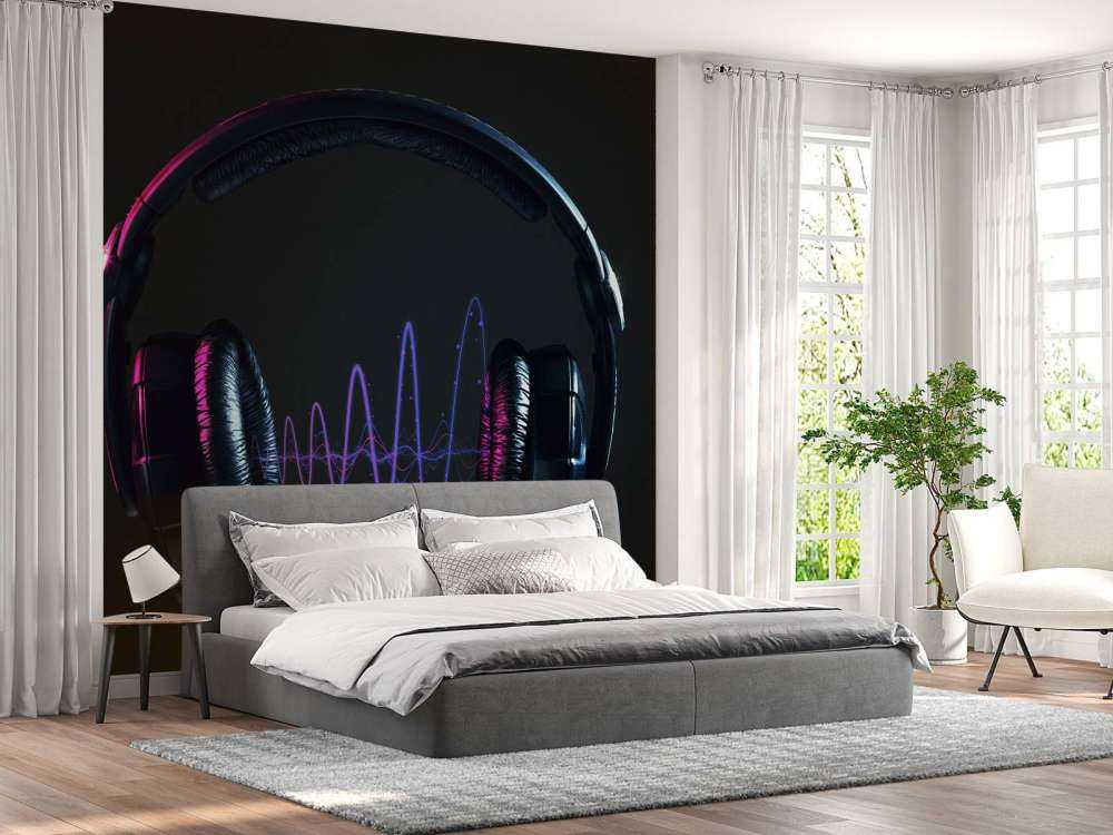 Energieke koptelefoon