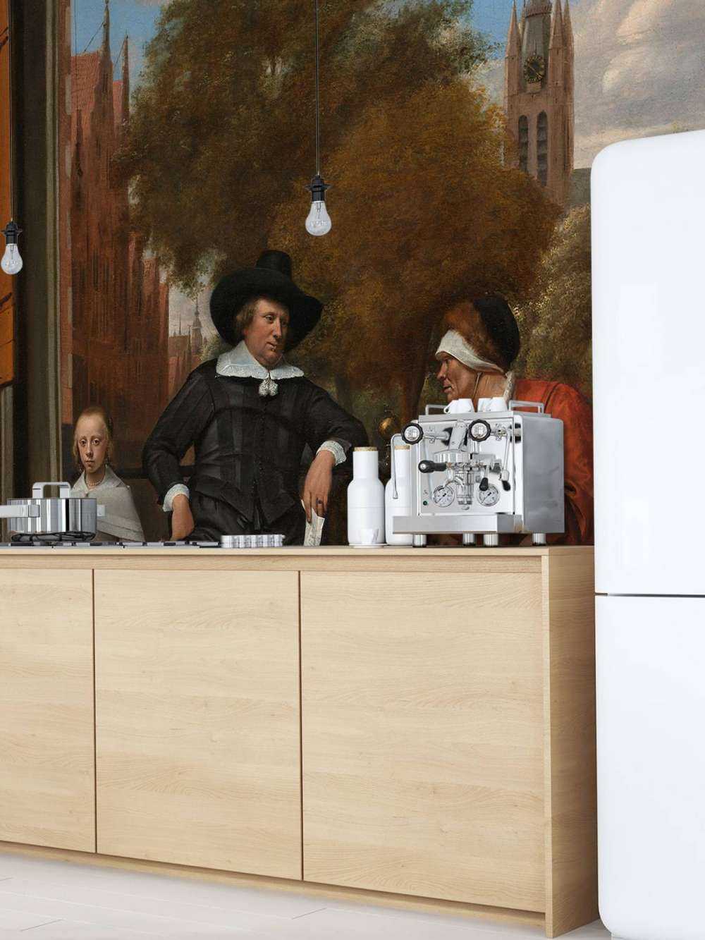 Adolf en Catharina Croeser aan de Oude Delft