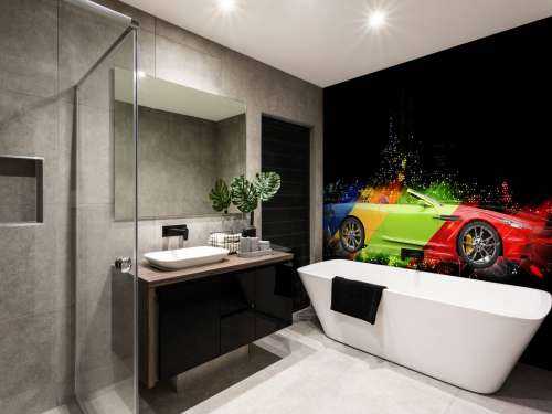 Kleurrijke auto design