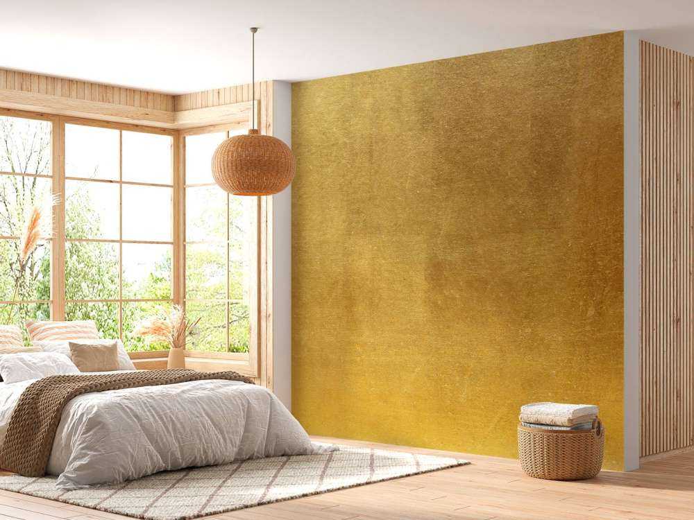 Gouden muur met structuur