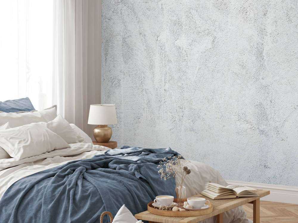 Grijze muur met structuur