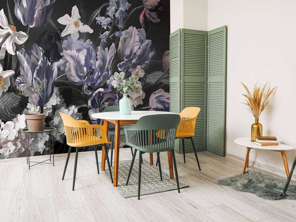 Bouquet with pions Multicolor