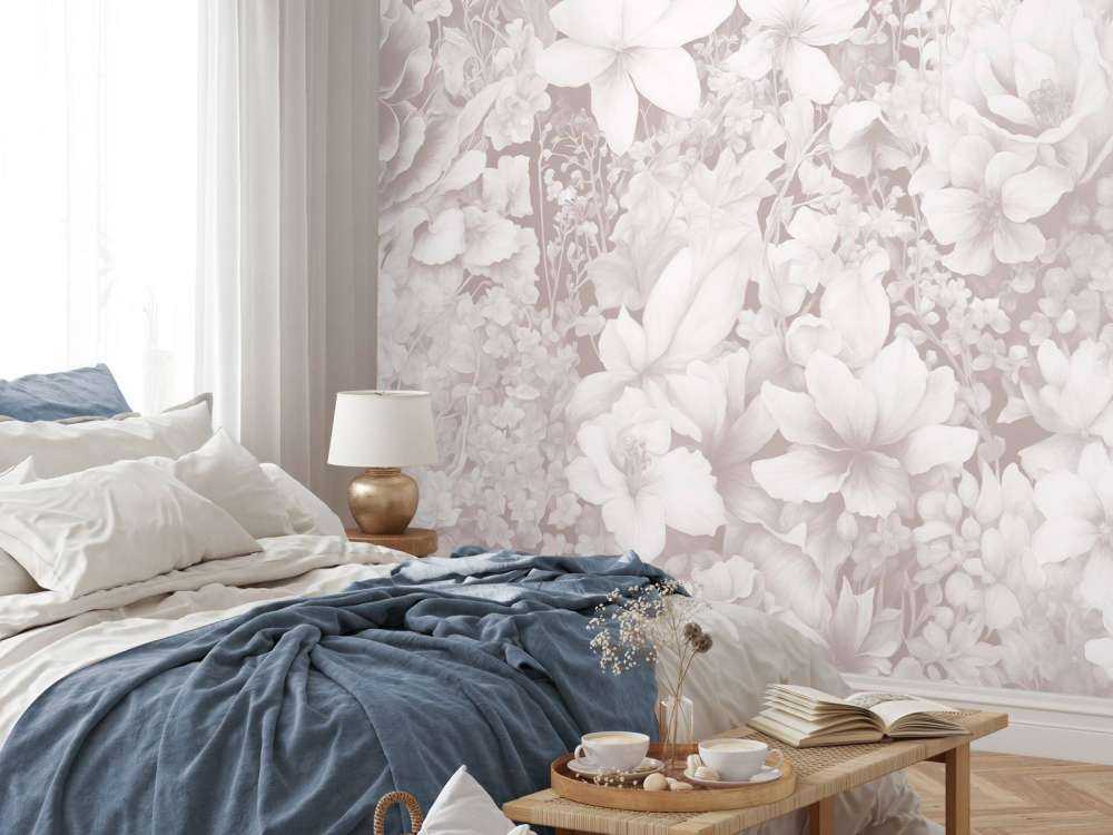 Flower festivalSEAMLESS Soft Green