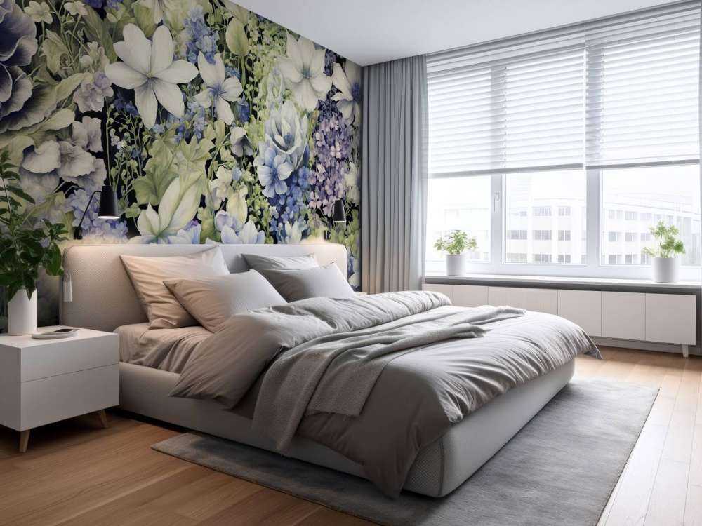 Flower festivalSEAMLESS Blue