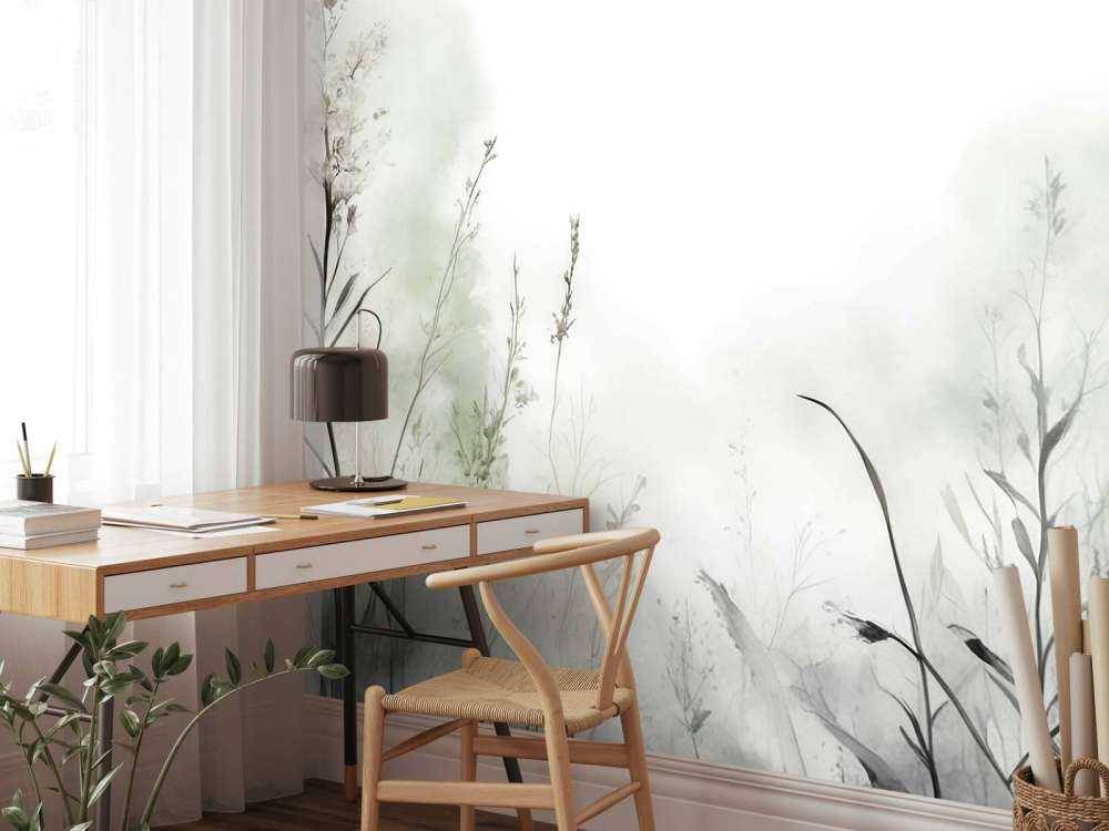 Morning Silence Misty White